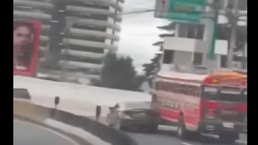 Video revela cómo ocurrió el accidente de autobús en zona 15
