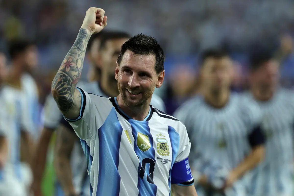 Lionel Messi, jugador de la Selección de Argentina 