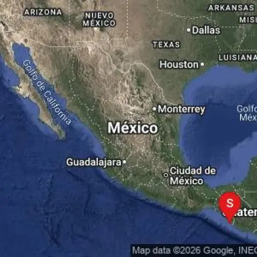 El sismo fue sensible en varias localidades del Occidente del país. ,Captura de pantalla