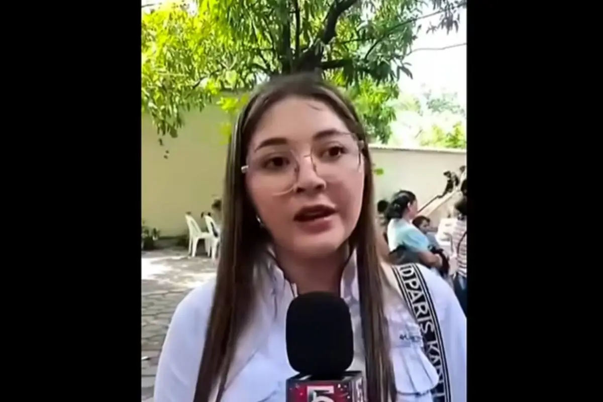 La viuda del alcalde Nelson Luciano Marroquín recibió protección al momento de las detonaciones., Captura de pantalla.
