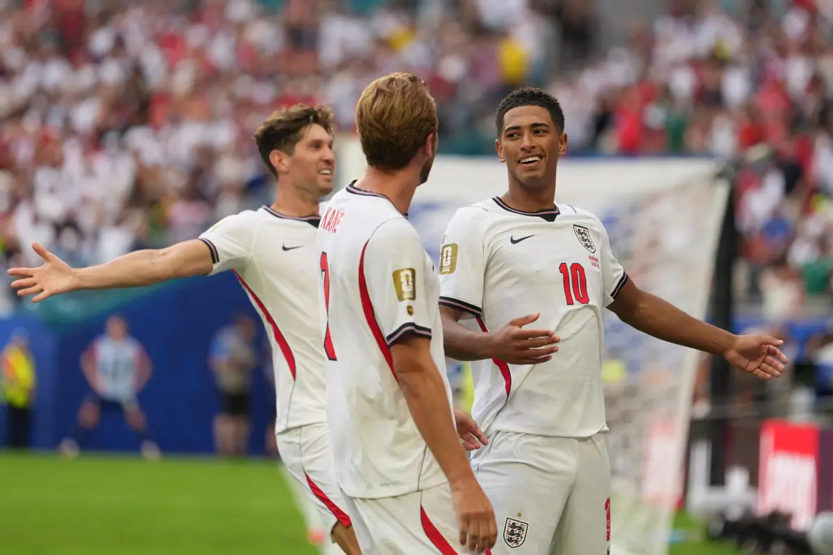 Celebración de Jude Bellingham ante Noruega en el Mundial 2026 - EFE