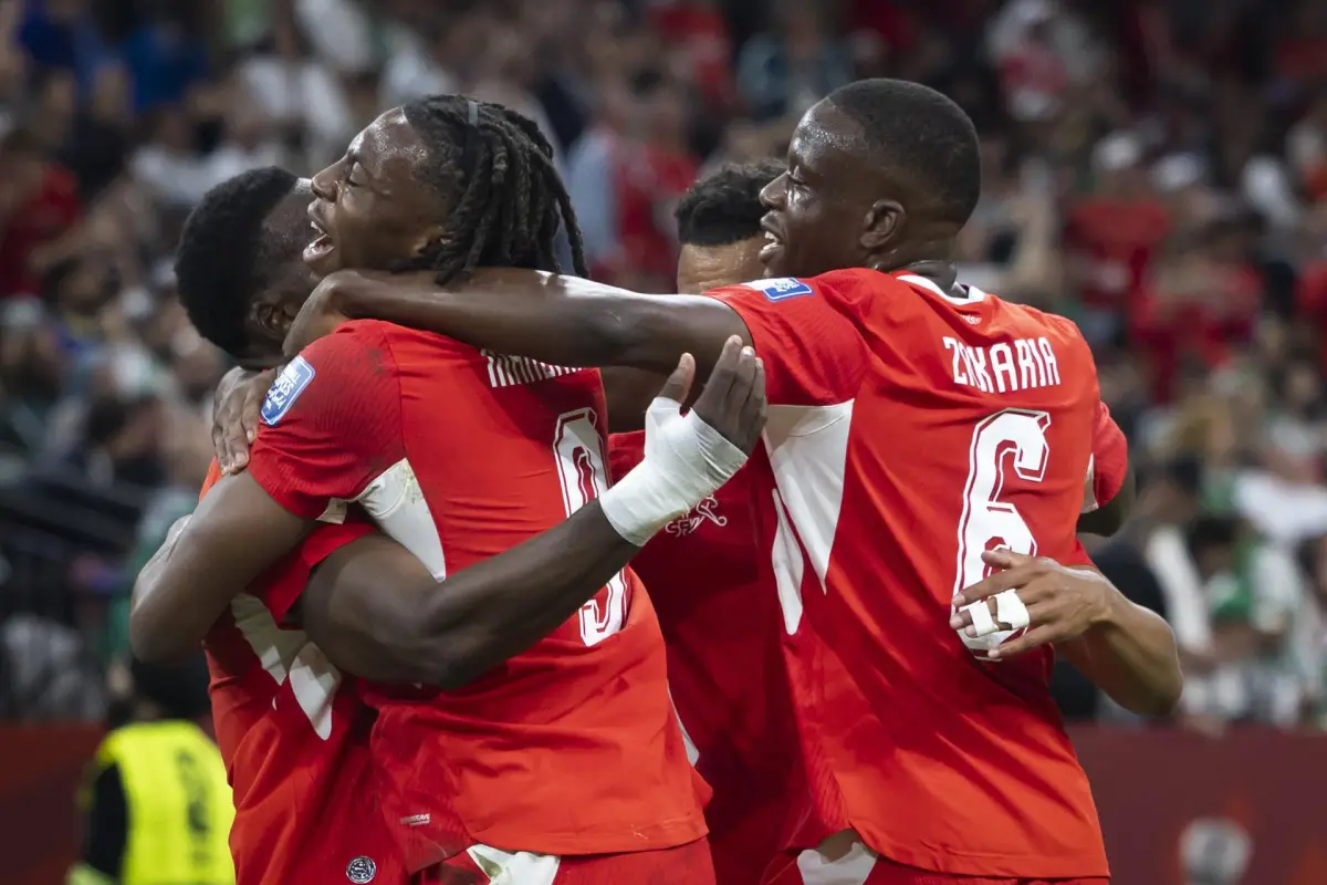 Suiza pierde a su máxima figura para enfrentar a Argentina en los cuartos de final del Mundial 2026., EFE.