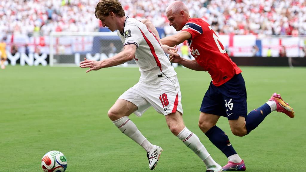 Partido entre Noruega vs. Inglaterra por el Mundial 2026 | EFE