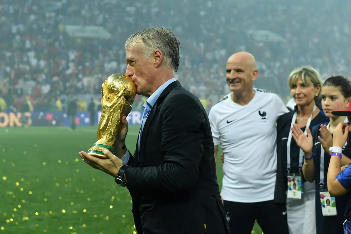 Didier Deschamps, campeón del mundo con Francia en 2018 - Selección de Francia