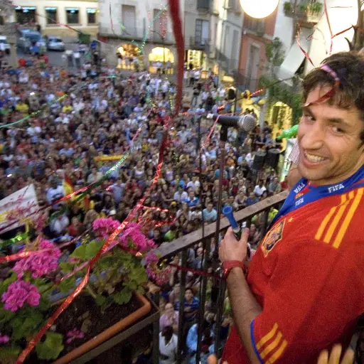 Fotografía de archivo del 17 de julio de 2010, en la que puede verse a Joan Capdevila, campeón del mundo en Sudáfrica 2010. ,EFE