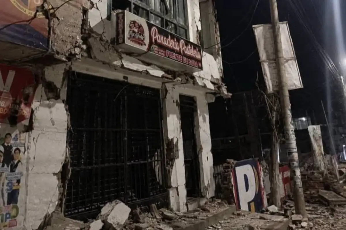 Junín reporta un muerto, 11 heridos y daños tras dos sismos., Redes sociales.
