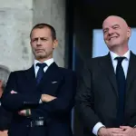 Aleksander Ceferin y Gianni Infantino, presidentes de la UEFA y FIFA - RR.SS:
