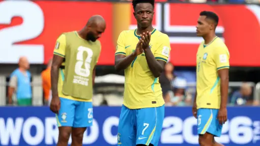Vinícius revela por qué no cobró el penal ante Noruega