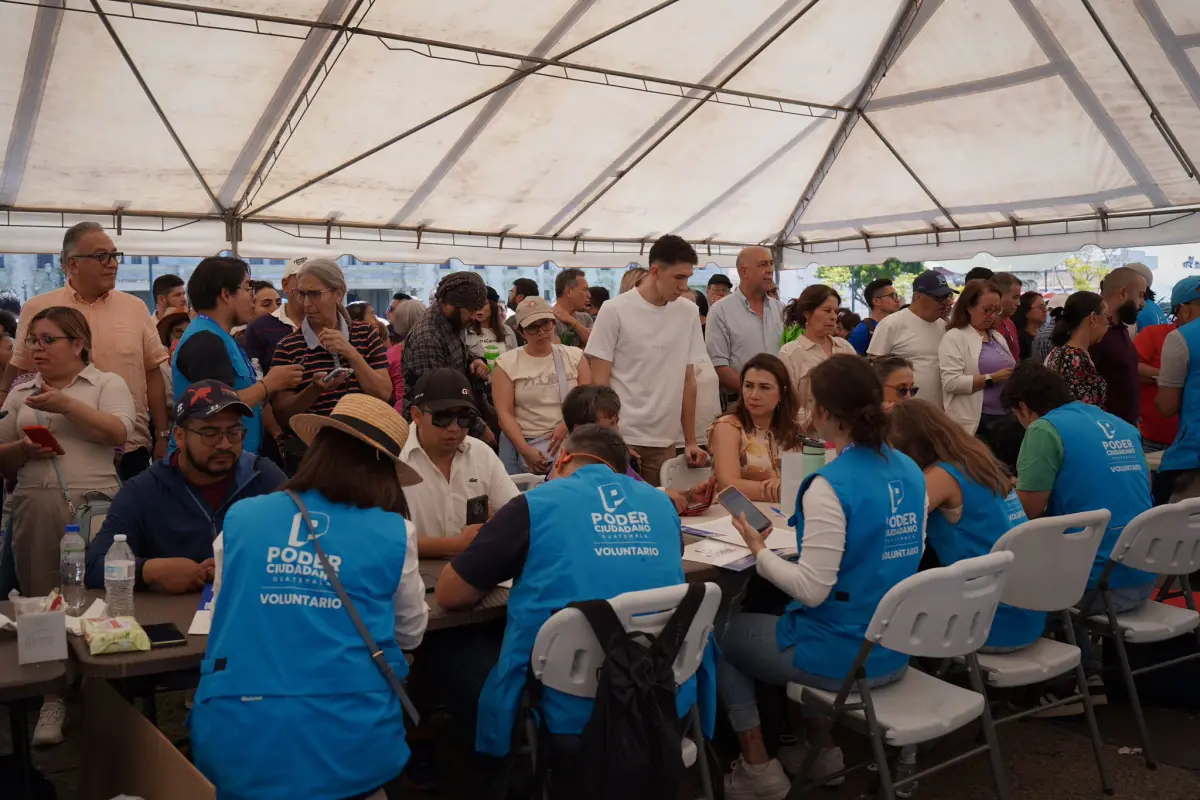 Campaña de recolección de firmas para presentar propuesta de reformas a la Constitución., Poder Ciudadano