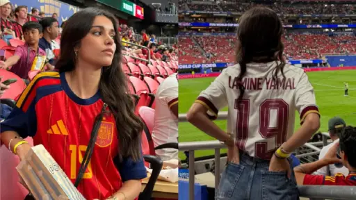 Novia de Lamine Yamal celebra el triunfo de España y habla sobre la comida de Estados Unidos 