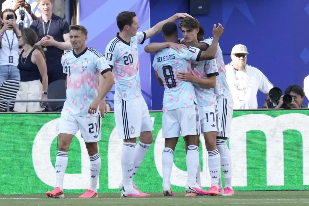 Bélgica derrotó 4-1 a Estados Unidos y avanzó a los cuartos de final del Mundial 2026, EFE