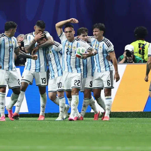 Celebración de Argentina ante Egipto en el Mundial 2026 - EFE
