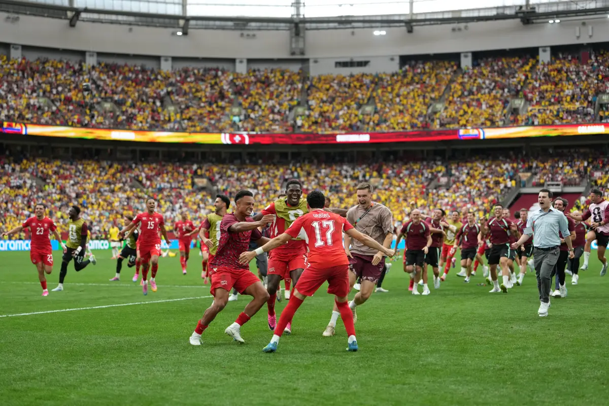 Así celebró Suiza el boleto a cuartos de final del Mundial 2026