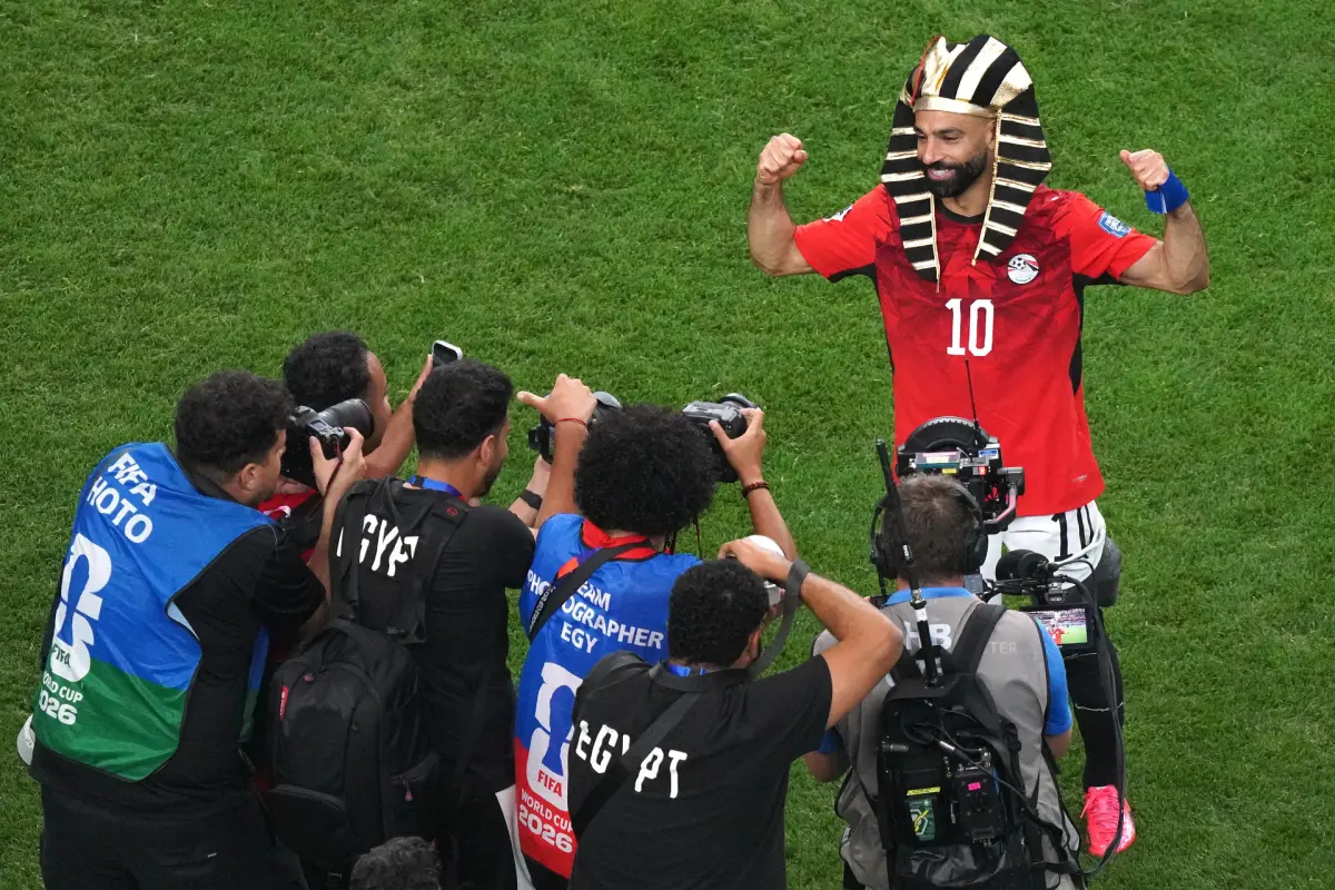 Mohamed Salah lidera a la selección de Egipto durante el Mundial 2026., EFE