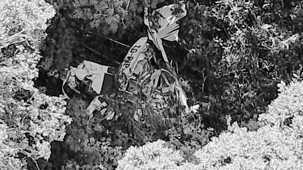 Identifican la avioneta que se accidentó en San Miguel Pochuta