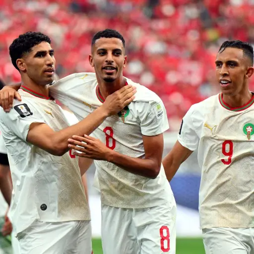 Celebración de Marruecos ante Canadá en el Mundial 2026 - EFE