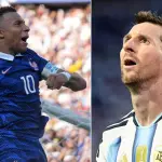 Mbappé marca ante Paraguay y queda a un gol de Messi en la historia mundialistat