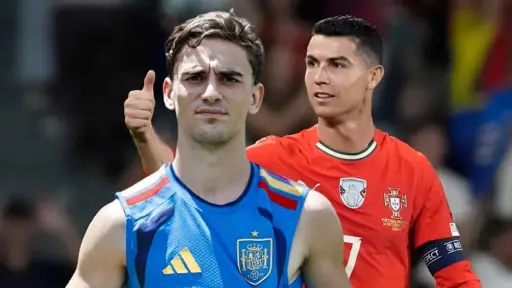 Gavi defiende a Cristiano Ronaldo de las críticas