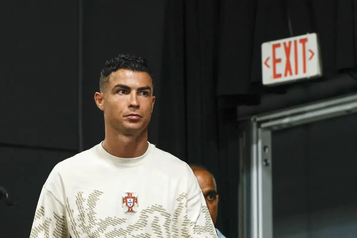 Cristiano Ronaldo habló en conferencia de prensa en la previa del duelo entre España y Portugal, EFE