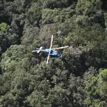 Extraen al primer fallecido del accidente aéreo en San Miguel Pochutat