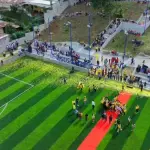 La nueva cancha se ubica en Piedra Parada Cristo Rey.  ,Cortesía. 