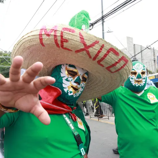 La Ciudad de México vive horas intensas en la previa del juego contra Inglaterra. ,Agencia EFE