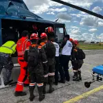 Bomberos suspenden labores en el área del accidente aéreot