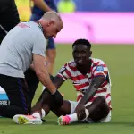 Folarin Balogun fue expulsado en el partido en el que Estados Unidos sobre Bosnia y Herzegovina  ,EFE
