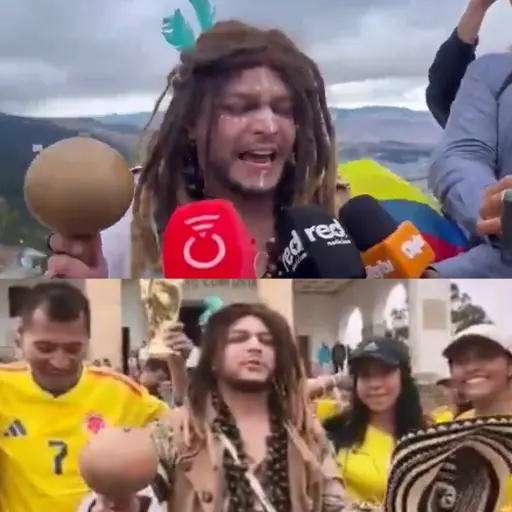 Chamán colombiano pide por la clasificación de la 