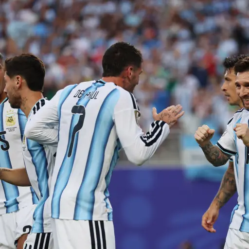 Messi y De Paul durante el Mundial 2026. ,AFA