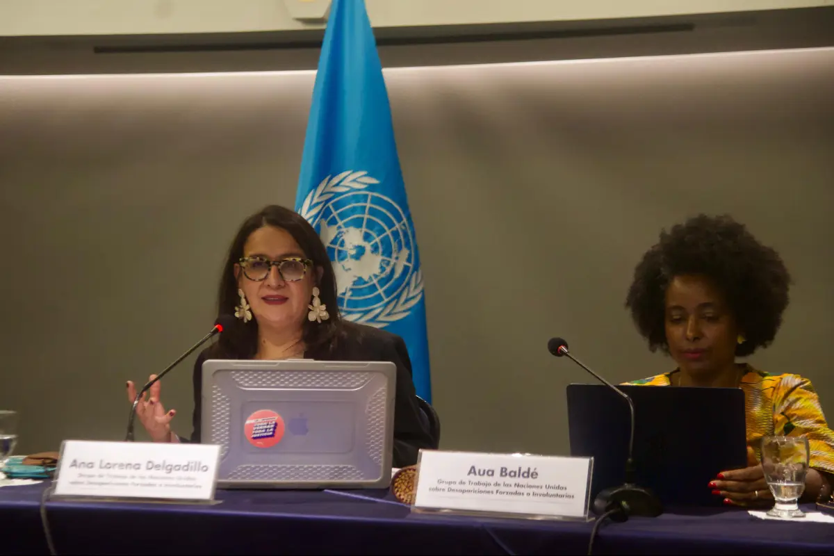 Expertas del Grupo de Trabajo de las Naciones Unidas (ONU) sobre Desapariciones Forzadas brindan conferencia sobre situación de Guatemala el 2 de julio de 2026., Omar Solís/Emisoras Unidas