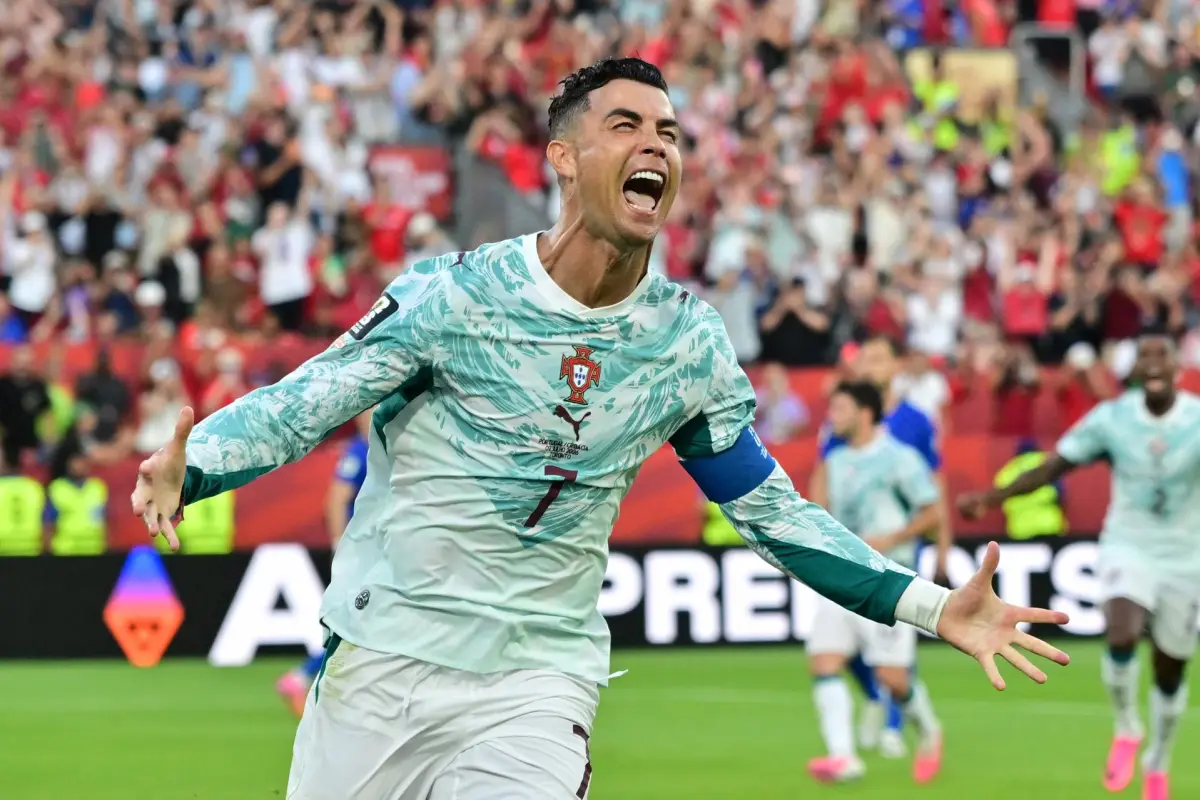 Cristiano Ronaldo ante Croacia., EFE.