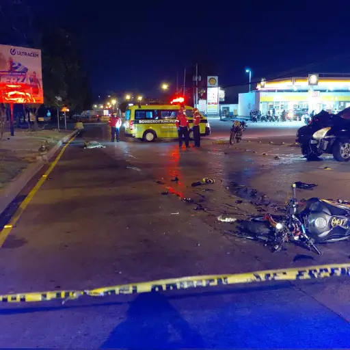 accidente de motorista en zona º1