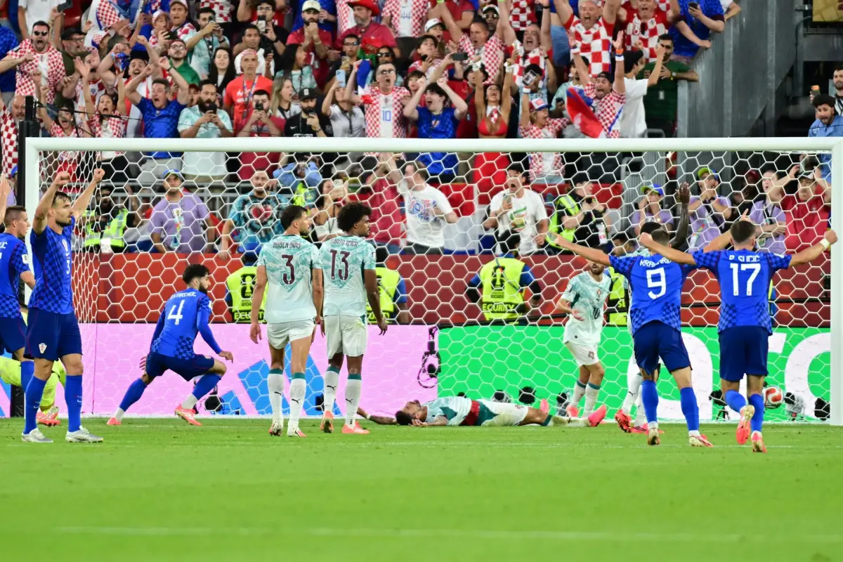 Gol anulado a Croacia en el partido ante Portugal por el Mundial 2026 - EFE