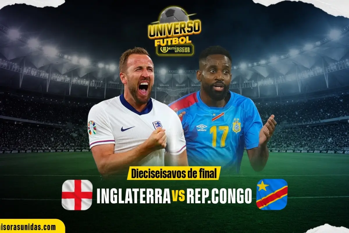 Inglaterra vs. RD Congo - Mundial 2026 - Emisoras Unidas