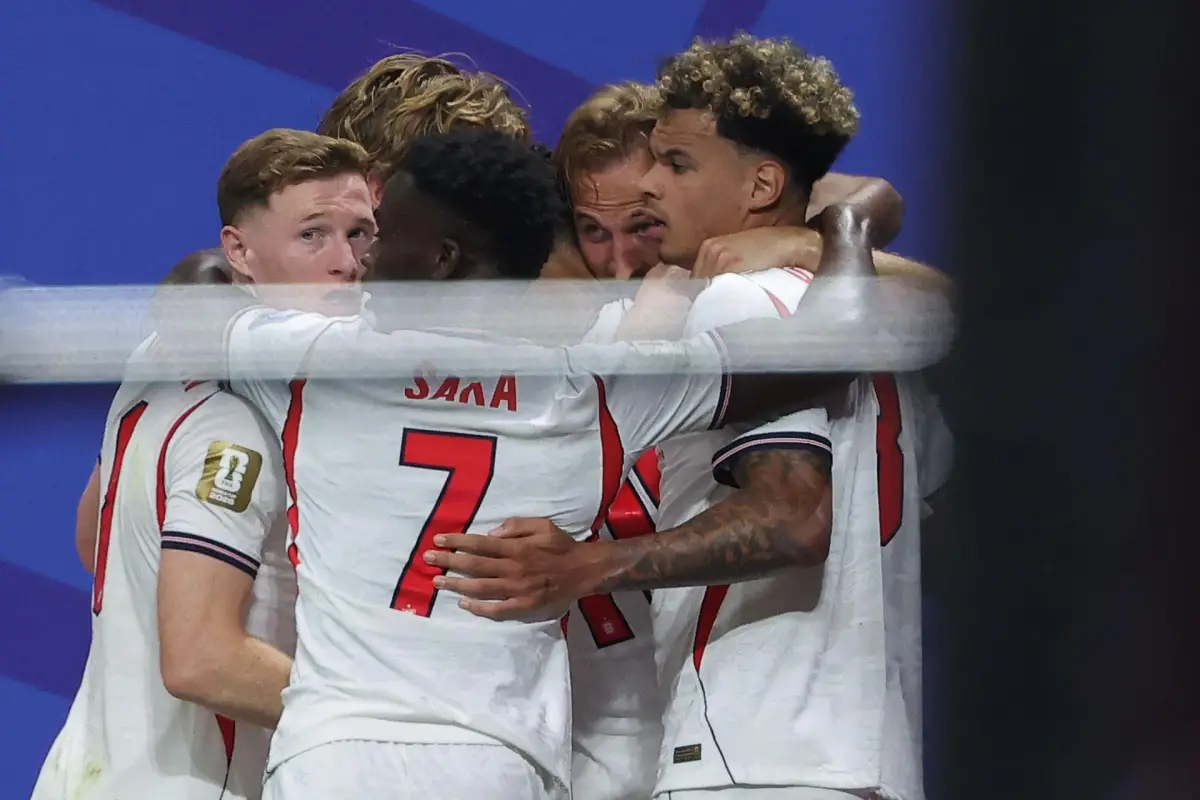 Celebración de Inglaterra ante la República Democrática del Congo en el Mundial 2026 - EFE