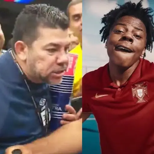 IShowSpeed fue increpado por un aficionado con camiseta de El Salvador. ,Redes sociales. 