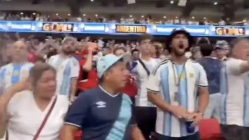 Guatemalteco interviene tras incidente entre aficionados de Argentina y Egipto en el Mundial 2026