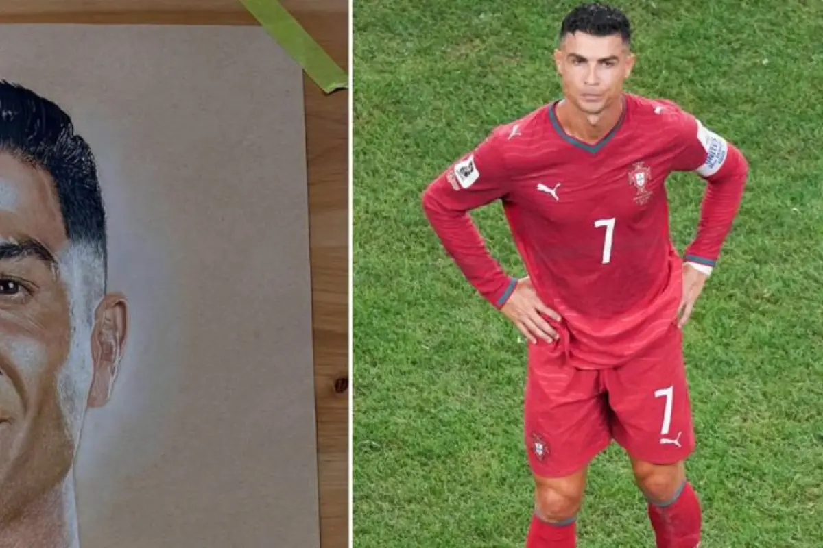 Dibujo de Cristiano Ronaldo, Redes sociales