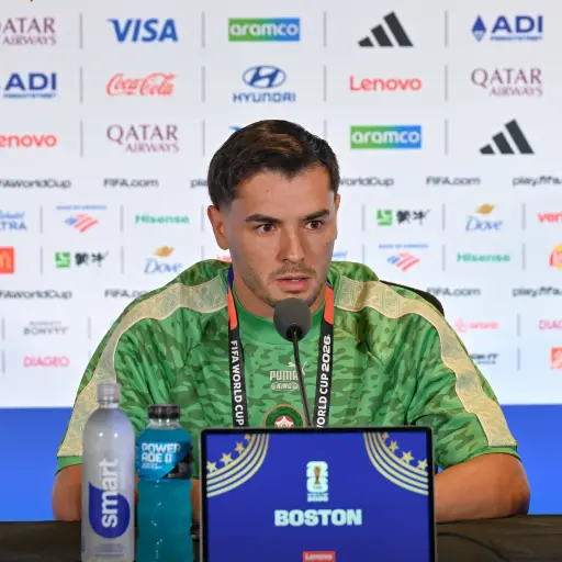 Brahim Díaz en la conferencia de prensa de Marruecos - En Maroc
