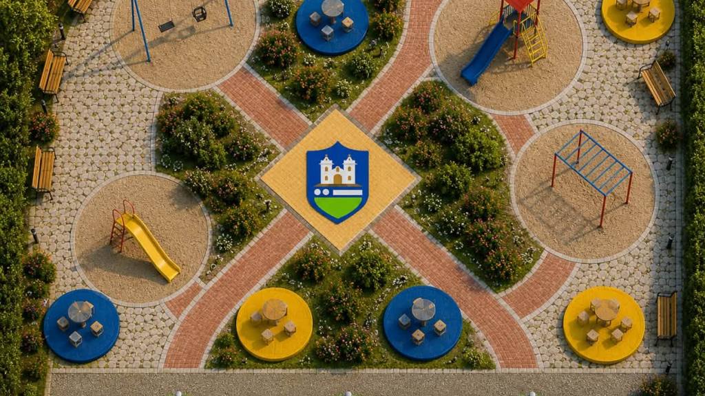 Así será el Parque Infantil de Santa Catarina Pinula | Cortesía 