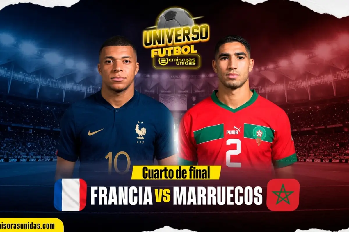 Francia vs. Marruecos - Mundial 2026 - Emisoras Unidas