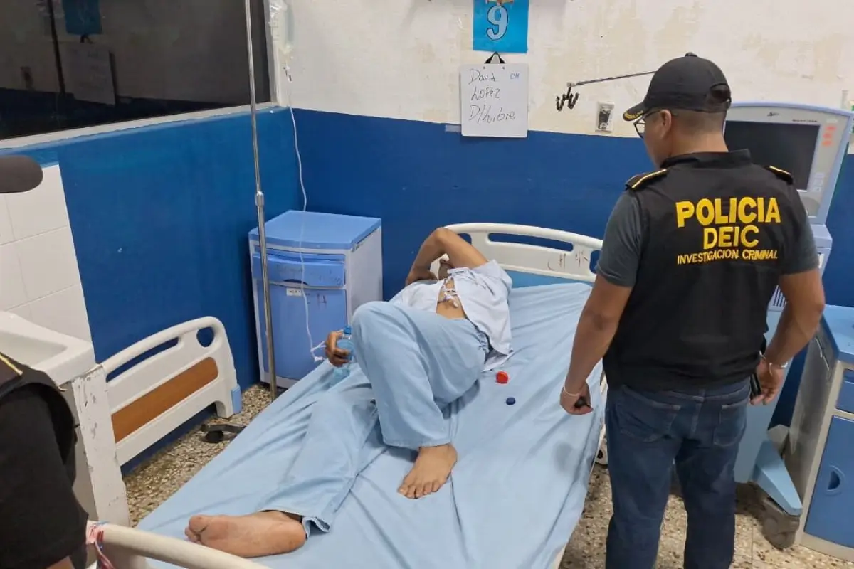 El presunto violador en serie detenido en Retalhuleu se encuentra en un hospital., PNC