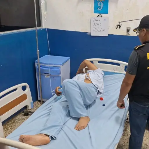 El presunto violador en serie detenido en Retalhuleu se encuentra en un hospital. ,PNC