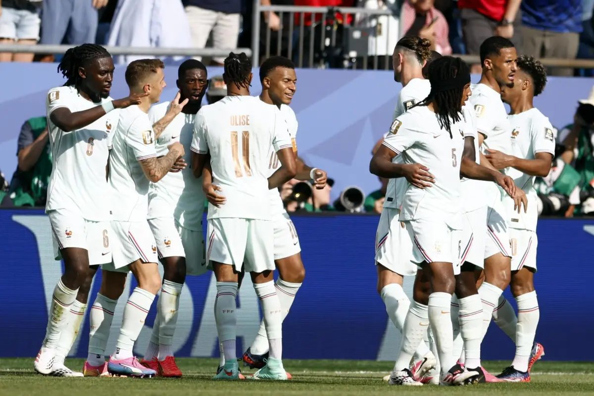 Celebración de Francia ante Marruecos en el Mundial 2026 - EFE
