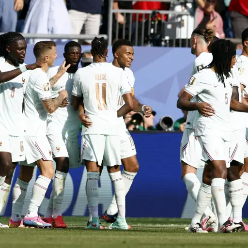 Celebración de Francia ante Marruecos en el Mundial 2026 - EFE