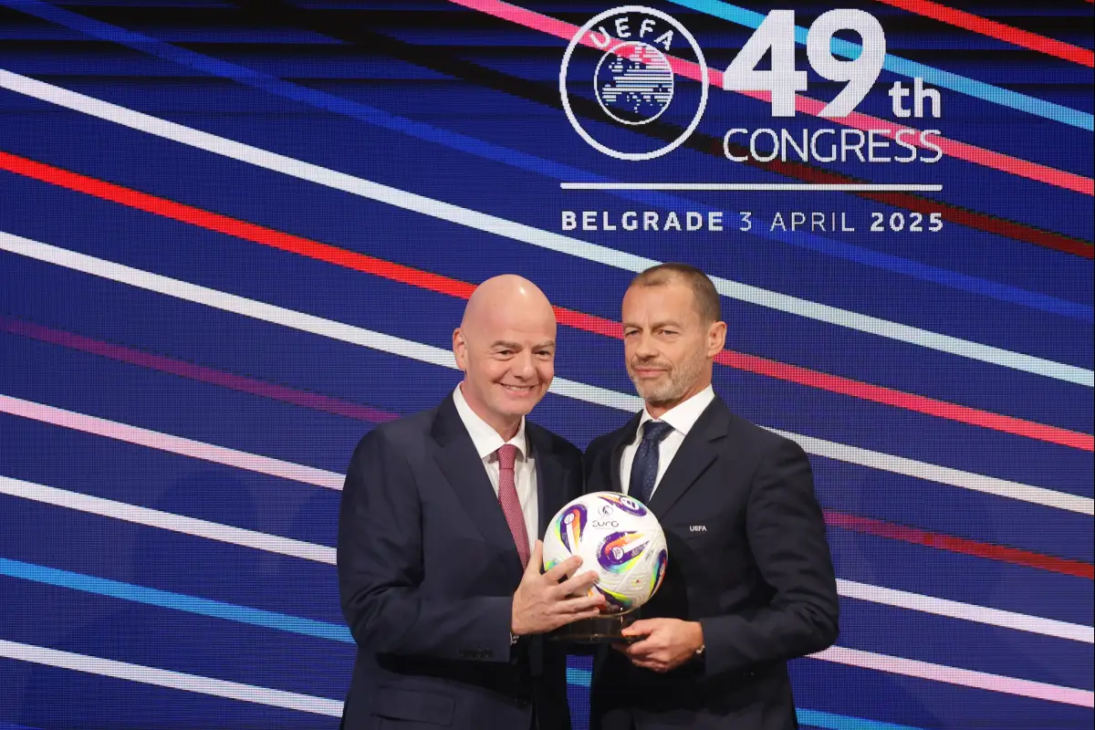 Presidentes de la FIFA y UEFA 