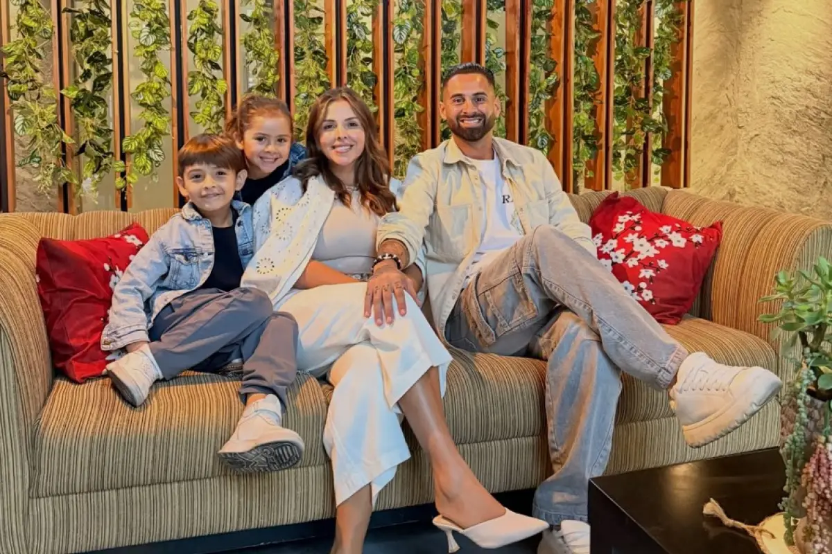 Una de las últimas celebraciones de Lucas Trejo con su familia