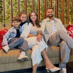 Una de las últimas celebraciones de Lucas Trejo con su familia 