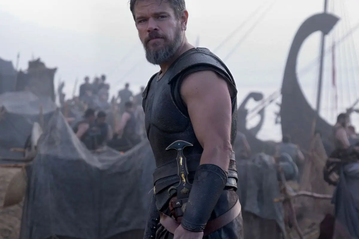 La película sigue la historia de Odiseo, interpretado por Matt Damon., Cortesía